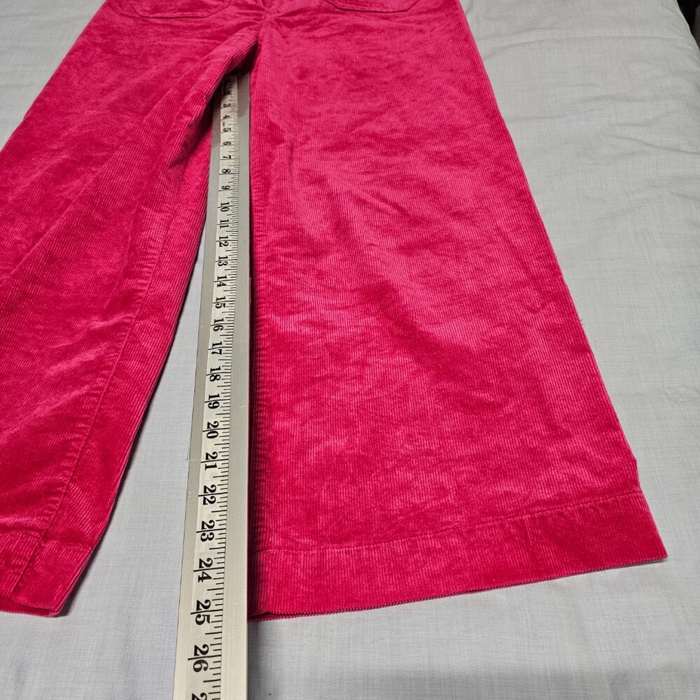Maeve Raspberry Cropped Wide-Leg Pants - Picture 12 of 15